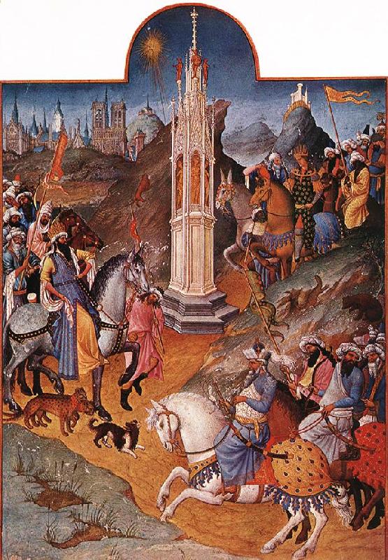LIMBOURG brothers The Fall and the Expulsion from Paradise sg oil painting image